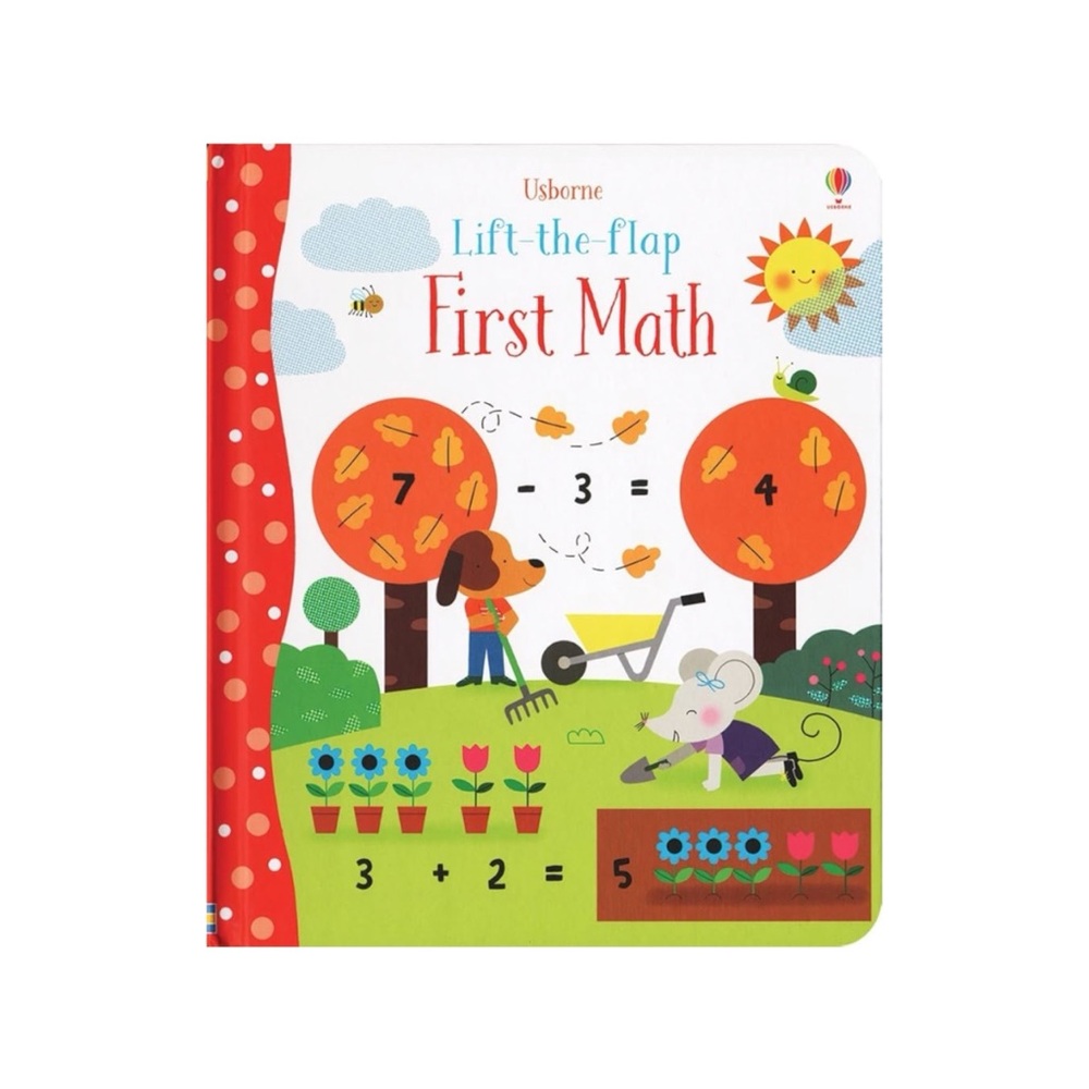 Usborne Lift-the flap First Math Kids Board Book